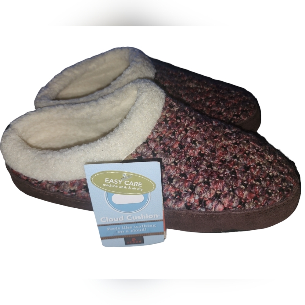 NWT Acorn, Jam Mule Indoor/Outdoor Slipper with Cloud Cushion, Women's 9.5-10.5 - Picture 3 of 5